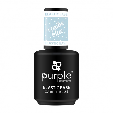 5600920738523_1 Queen's Cosmetics Marseille - Purple - ELASTIC BASE CARIBE BLUE 15 ML PURPLE