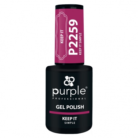 Queen's Cosmetics Marseille - Purple - GEL POLISH KEEP IT SIMPLE P2259 PURPLE