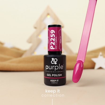 Queen's Cosmetics Marseille - Purple - GEL POLISH KEEP IT SIMPLE P2259 PURPLE