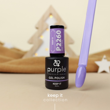 Queen's Cosmetics Marseille - Purple - GEL POLISH KEEP IT REALP2260 PURPLE