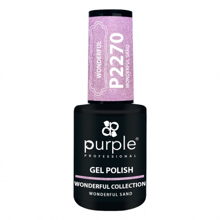 Queen's Cosmetics Marseille - Purple - GEL POLISH WONDERFUL SAND P2270 PURPLE