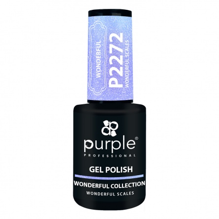 Queen's Cosmetics Marseille - Purple - GEL POLISH WONDERFUL SCALES P2272 PURPLE