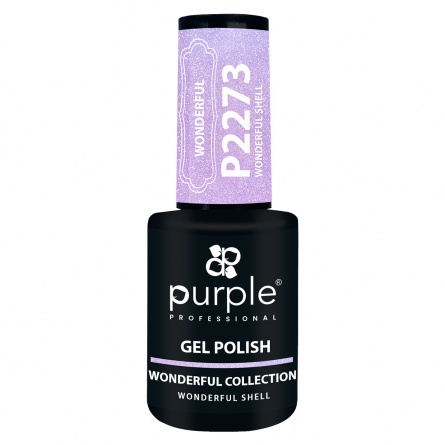 Queen's Cosmetics Marseille - Purple - GEL POLISH WONDERFUL SHELL P2273 PURPLE
