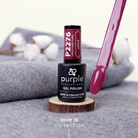 Queen's Cosmetics Marseille - Purple - GEL POLISH LOVE IS EVERYTHING P2276 PURPLE