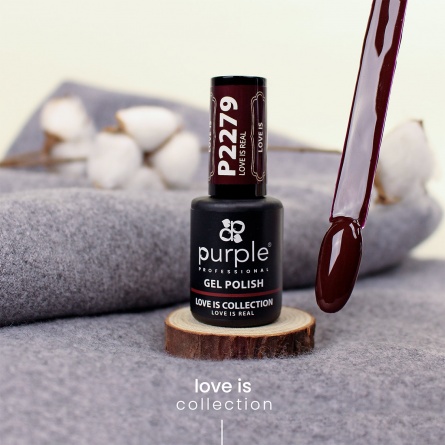 Queen's Cosmetics Marseille - Purple - GEL POLISH LOVE IS REAL P2279 PURPLE
