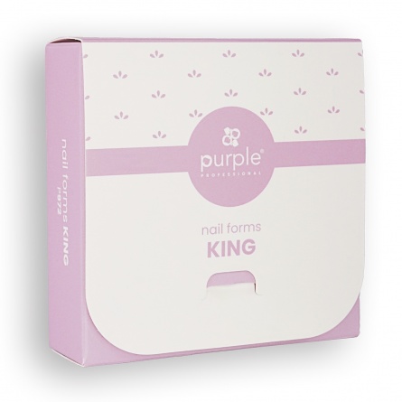 Queen's Cosmetics Marseille - Purple - NAIL FORMS KING X100 P972 PURPLE