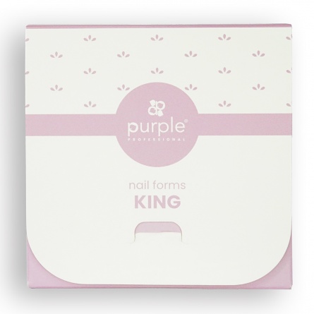 Queen's Cosmetics Marseille - Purple - NAIL FORMS KING X100 P972 PURPLE